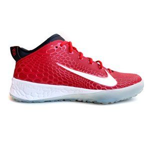Nike Force Zoom Mens 11 M Red Baseball Turf Shoes